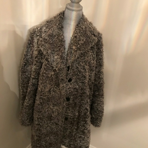Zara grey teddy coat - Picture 2 of 6